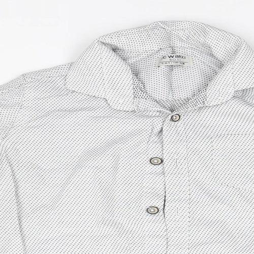 LC Waikiki Boys White Spotted  Basic Button-Up Size 5-6 Years