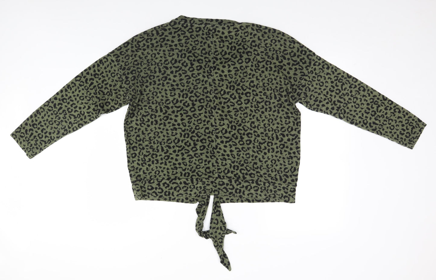 F&F Womens Brown Animal Print  Basic Polo Size 16