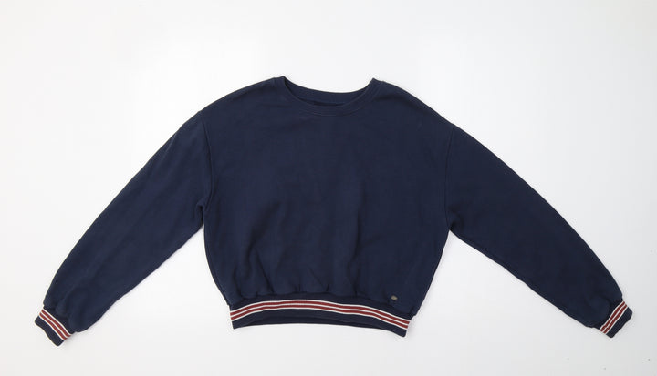 Pull & Bear Womens Blue   Pullover Sweatshirt Size M