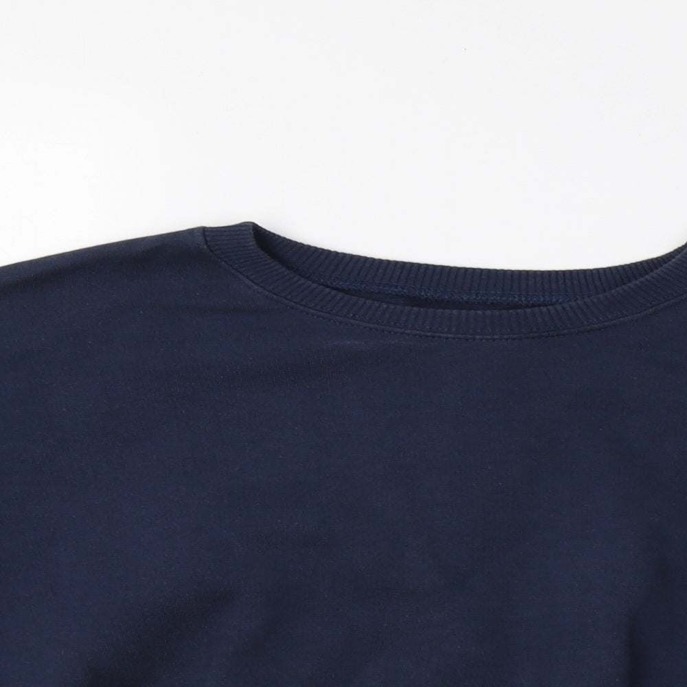Pull & Bear Womens Blue   Pullover Sweatshirt Size M