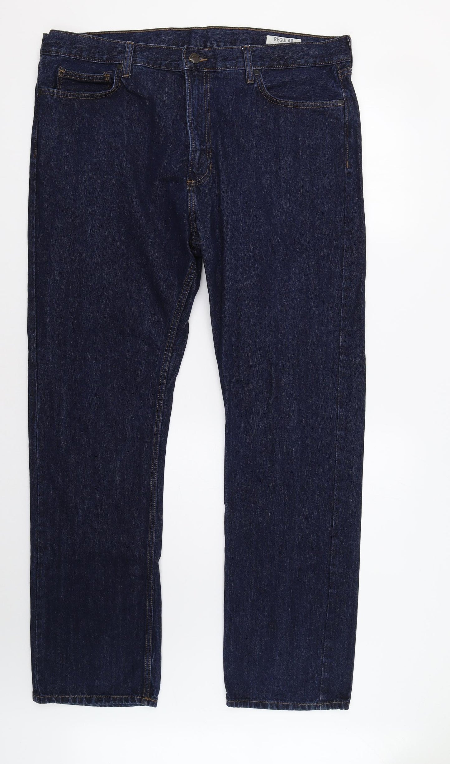 M&S Mens Blue   Straight Jeans Size 40 L33 in