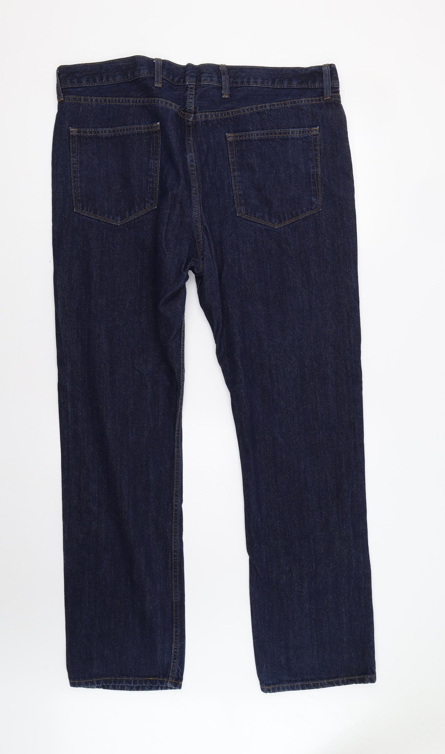 M&S Mens Blue   Straight Jeans Size 40 L33 in