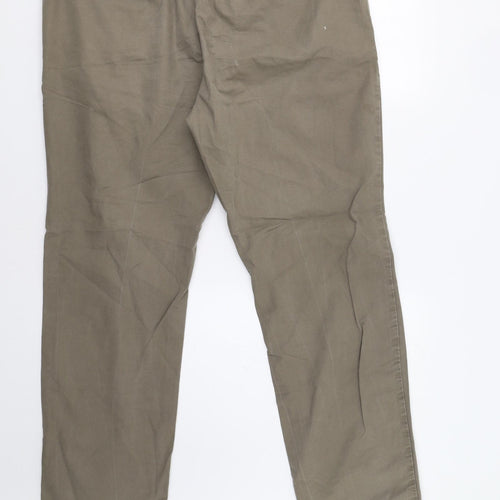 M&S Mens Beige   Chino Trousers Size 40 L33 in