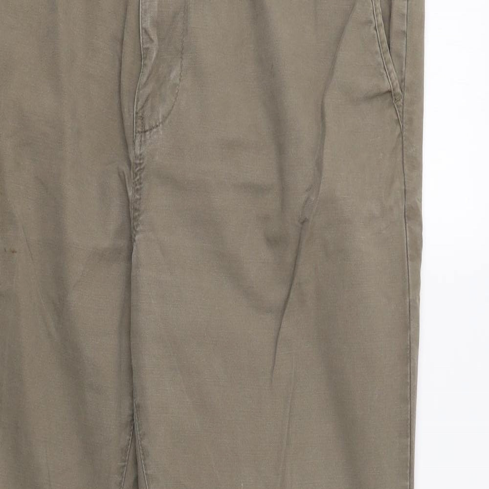 M&S Mens Beige   Chino Trousers Size 40 L33 in