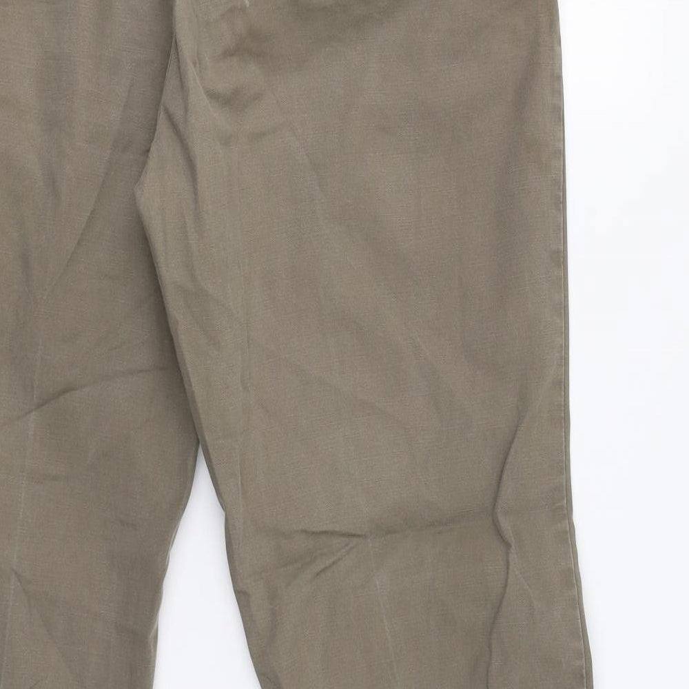 M&S Mens Beige   Chino Trousers Size 40 L33 in