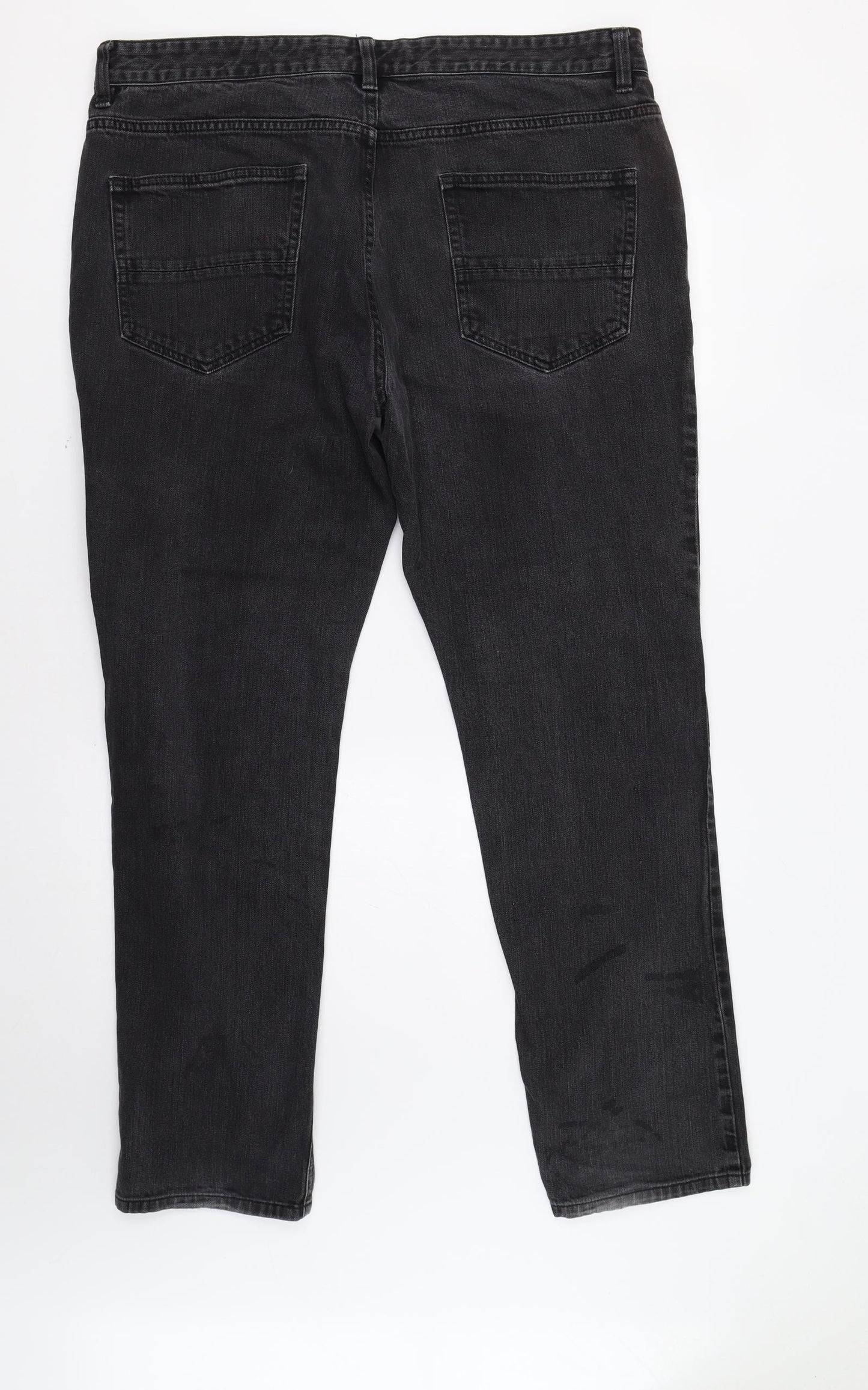 NEXT Mens Black   Straight Jeans Size 38 L31 in