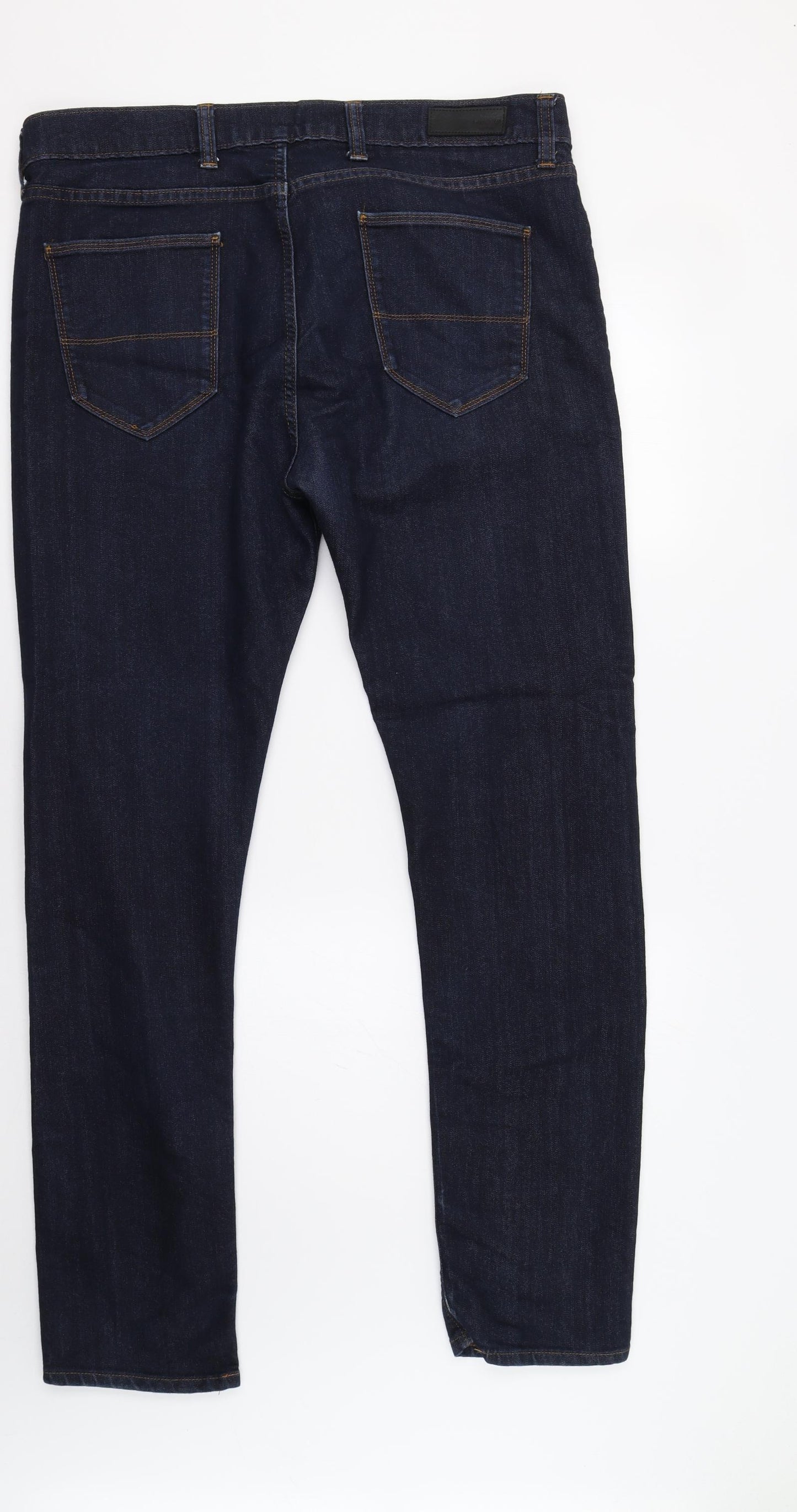 M&S Mens Blue   Skinny Jeans Size 40 L33 in