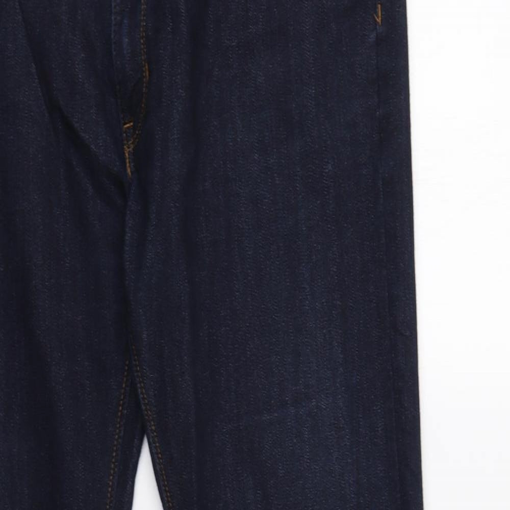 M&S Mens Blue   Skinny Jeans Size 40 L33 in