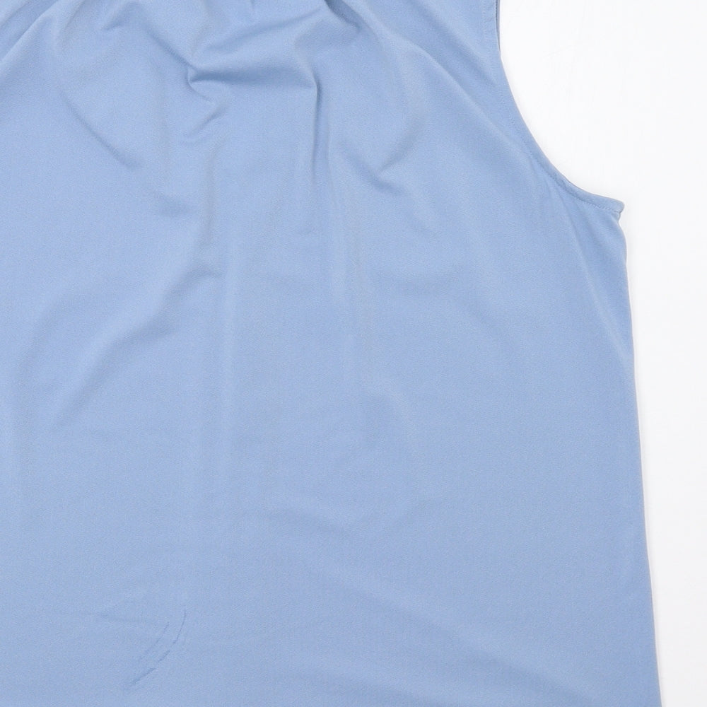H&M Womens Blue   Basic Blouse Size M