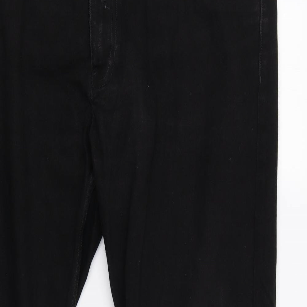 Matalan Mens Black   Straight Jeans Size 40 L32 in