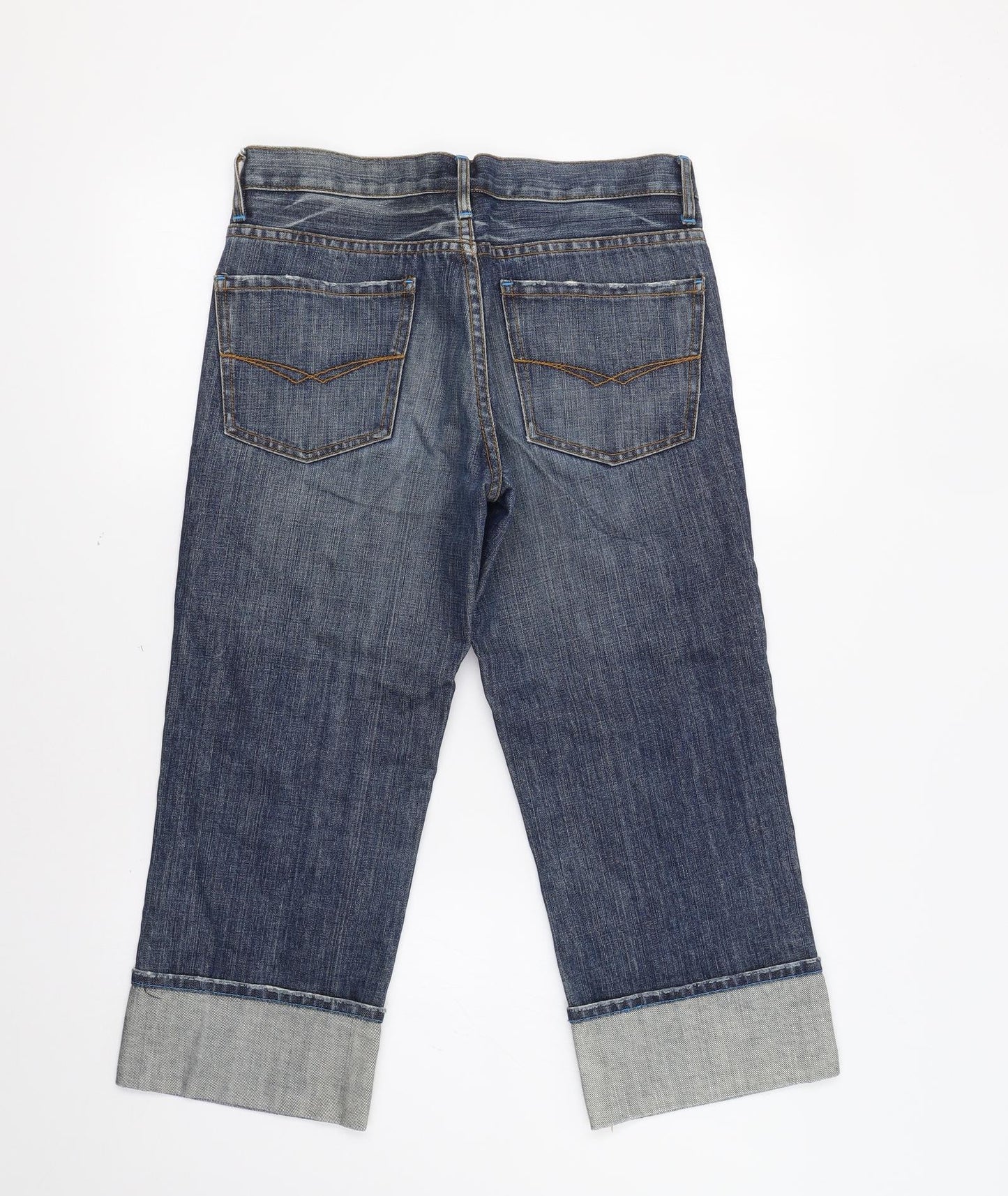 White Stuff Womens Blue   Cropped Jeans Size S L21 in