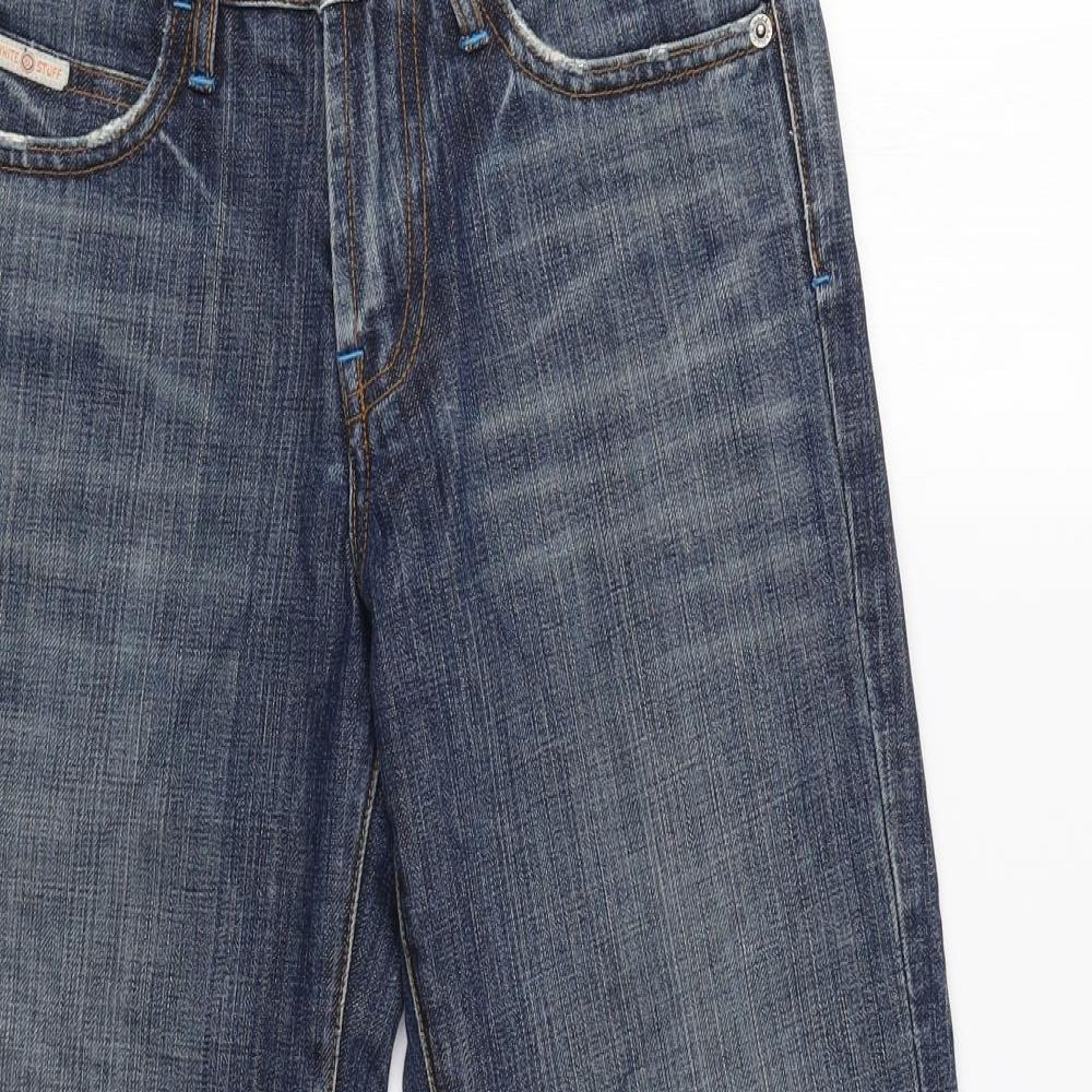 White Stuff Womens Blue   Cropped Jeans Size S L21 in