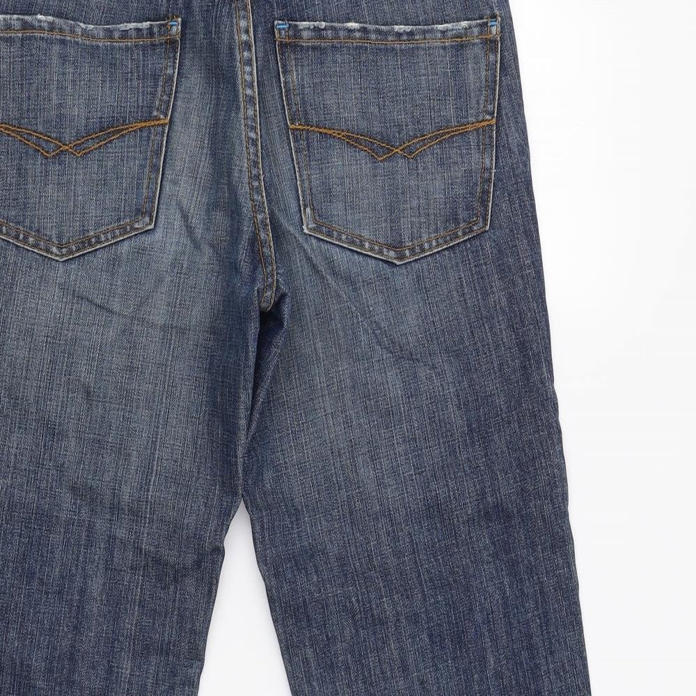 White Stuff Womens Blue   Cropped Jeans Size S L21 in