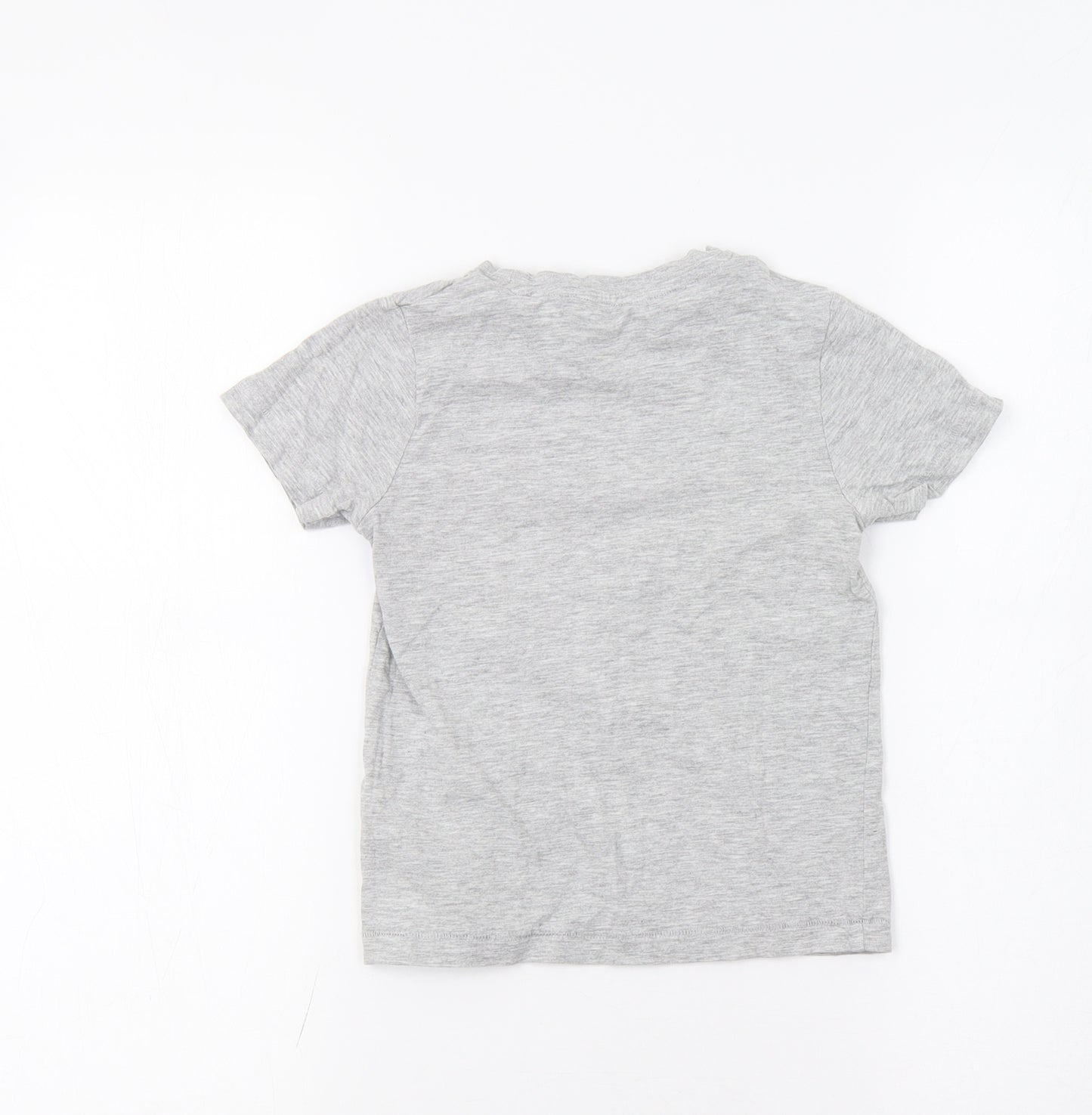 M&S Girls Grey   Basic Polo Size 3-4 Years