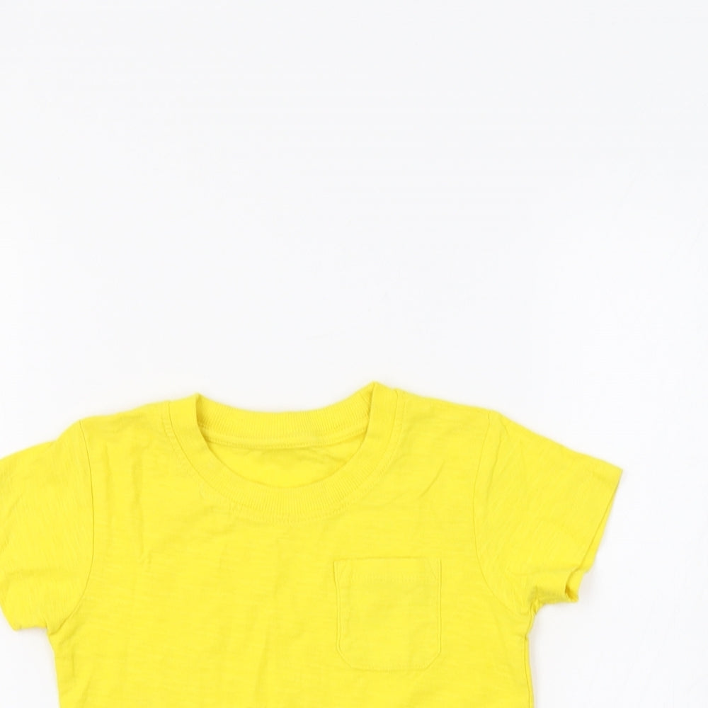 Matalan Baby Yellow   Basic T-Shirt Size 18-24 Months