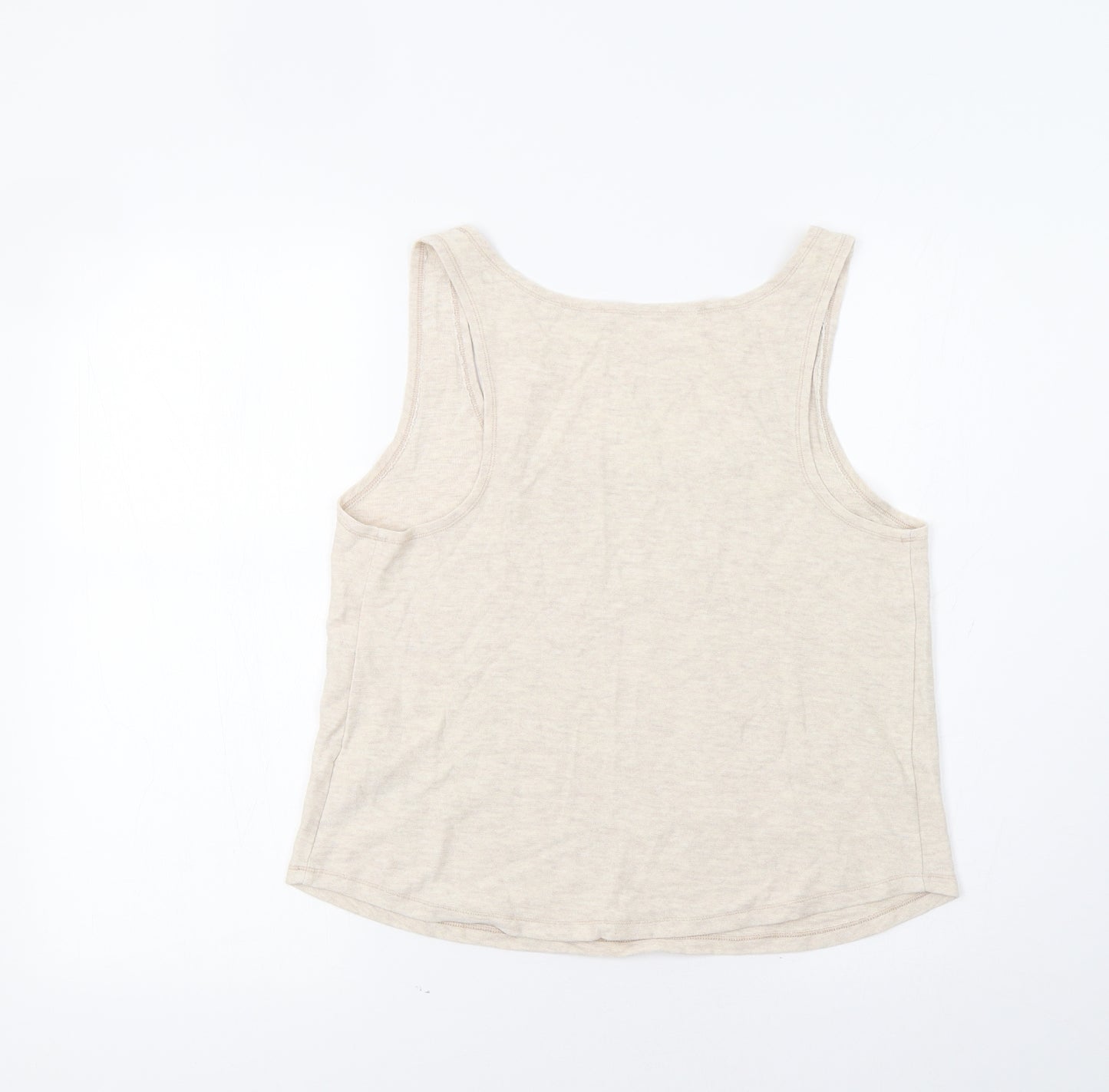 M&S Womens Beige   Top Pyjama Top Size 14