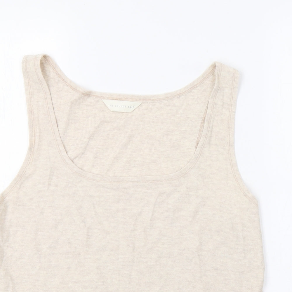 M&S Womens Beige   Top Pyjama Top Size 14