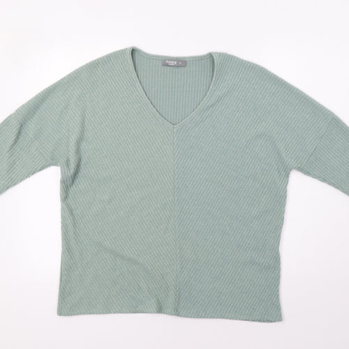 Nutmeg Womens Green   Pullover Jumper Size 12