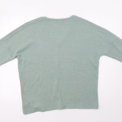Nutmeg Womens Green   Pullover Jumper Size 12