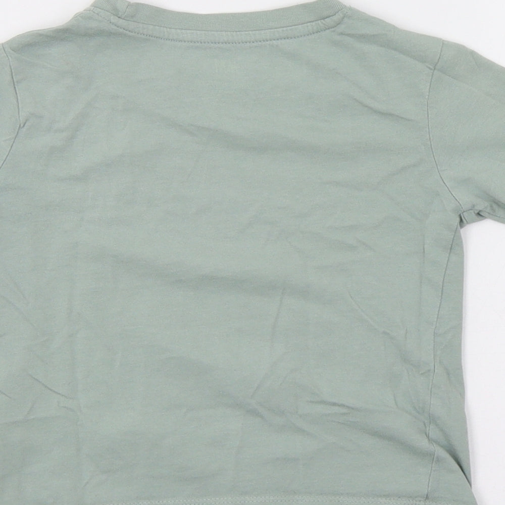 H&M Boys Green   Basic T-Shirt Size 2-3 Years