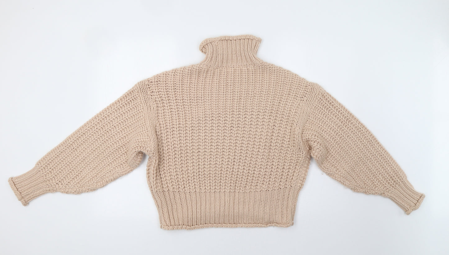 H&M Womens Beige   Pullover Jumper Size S