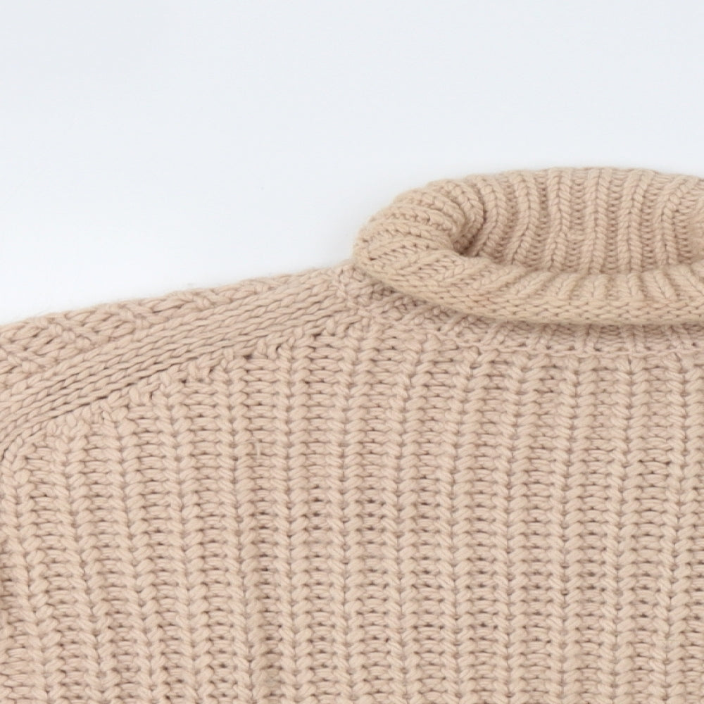 H&M Womens Beige   Pullover Jumper Size S