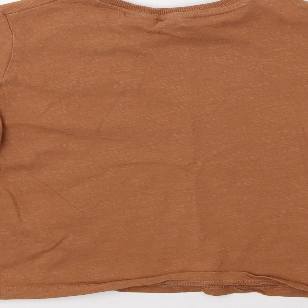 Zara Boys Brown   Basic T-Shirt Size 3-4 Years