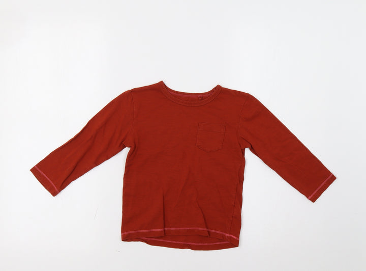 NEXT Boys Brown Basic T-Shirt Size 3 Years