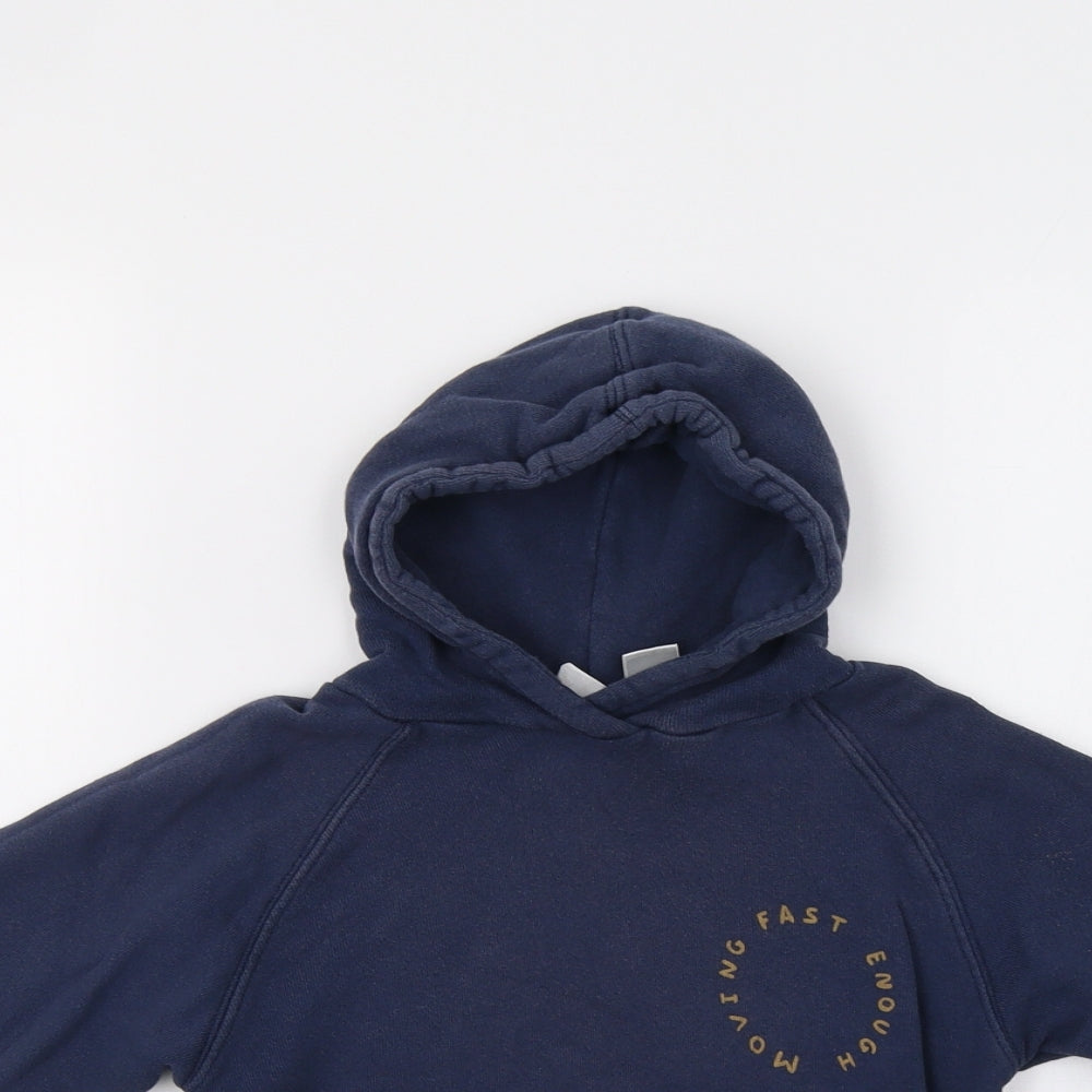 Zara Boys Blue   Pullover Hoodie Size 2-3 Years