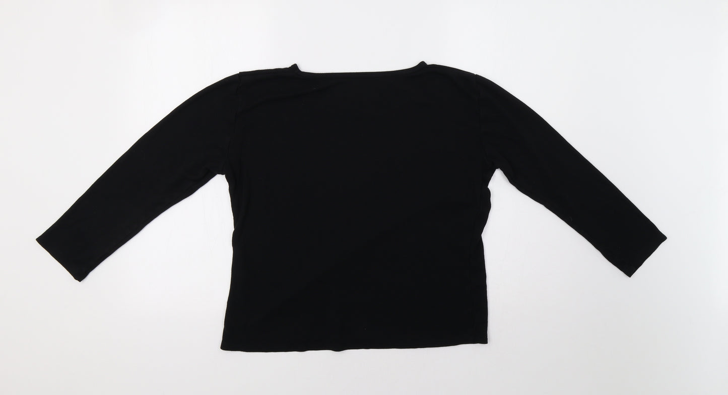 TU Womens Black   Basic T-Shirt Size 14