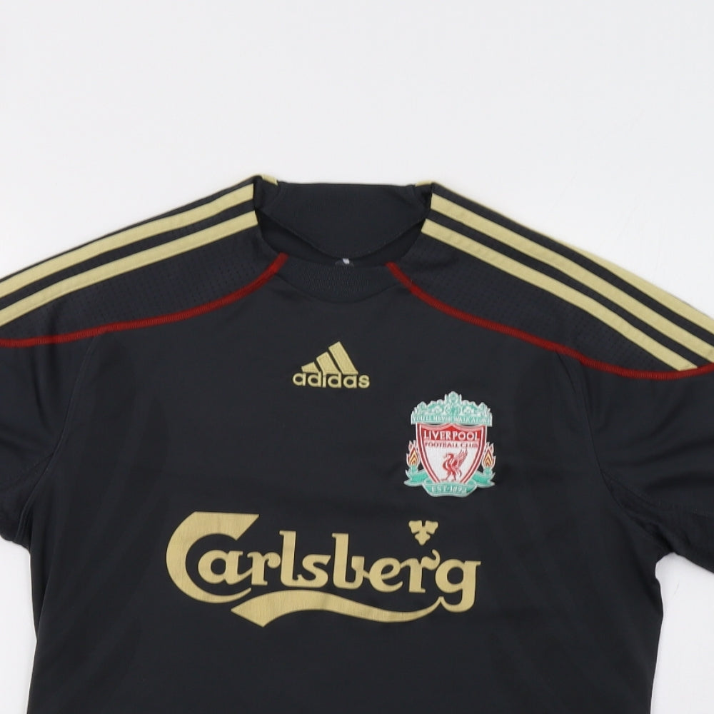 adidas Mens Black    T-Shirt Size S  - Liverpool Football Club