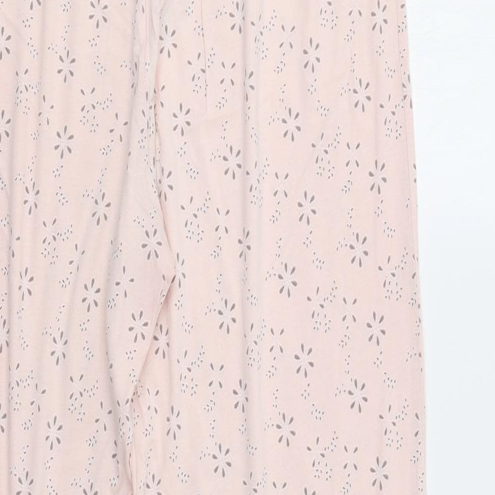 M&S Womens Pink Floral   One Piece Size 12