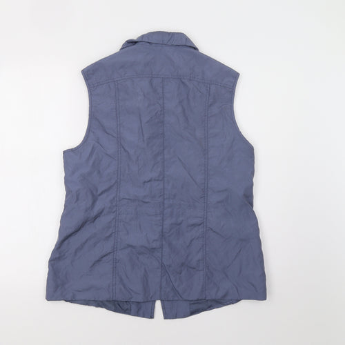 Cotswold Collections Womens Blue   Gilet Waistcoat Size 16