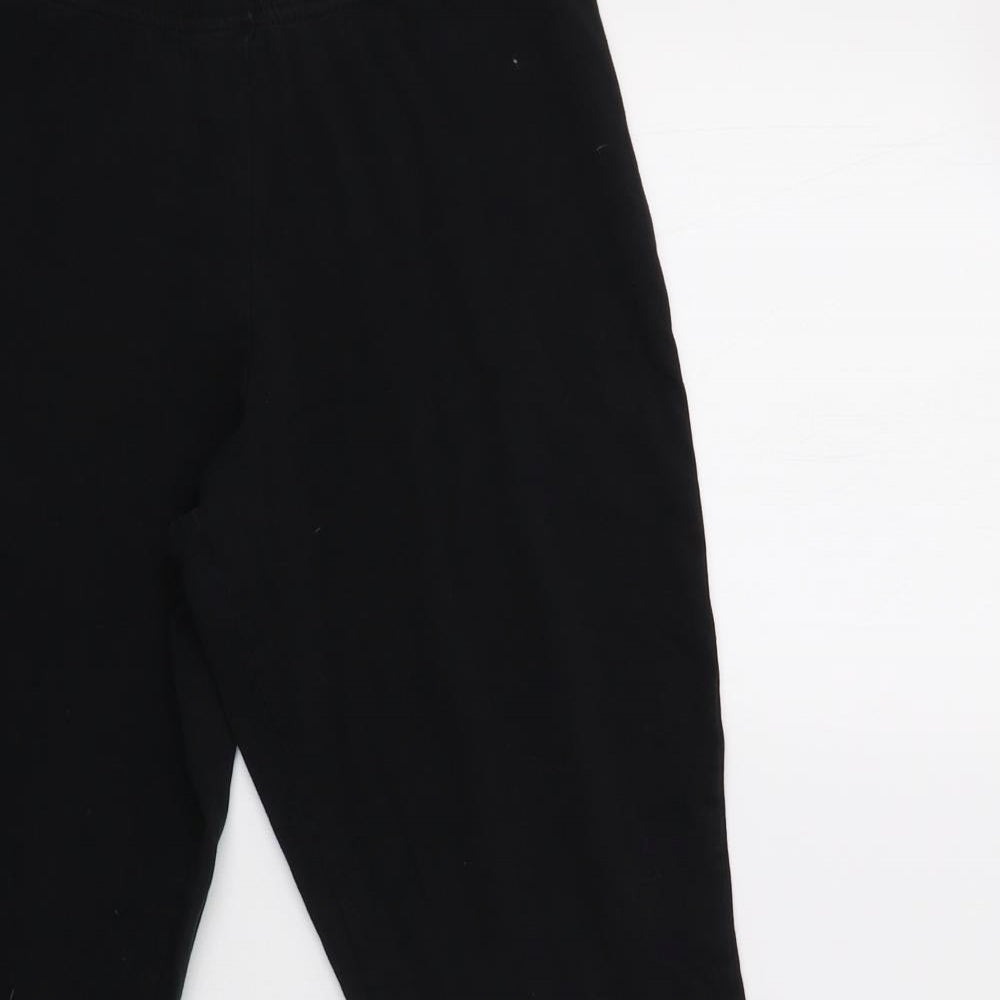 George Womens Black   Jegging Leggings Size 14 L21 in - Lace Detail