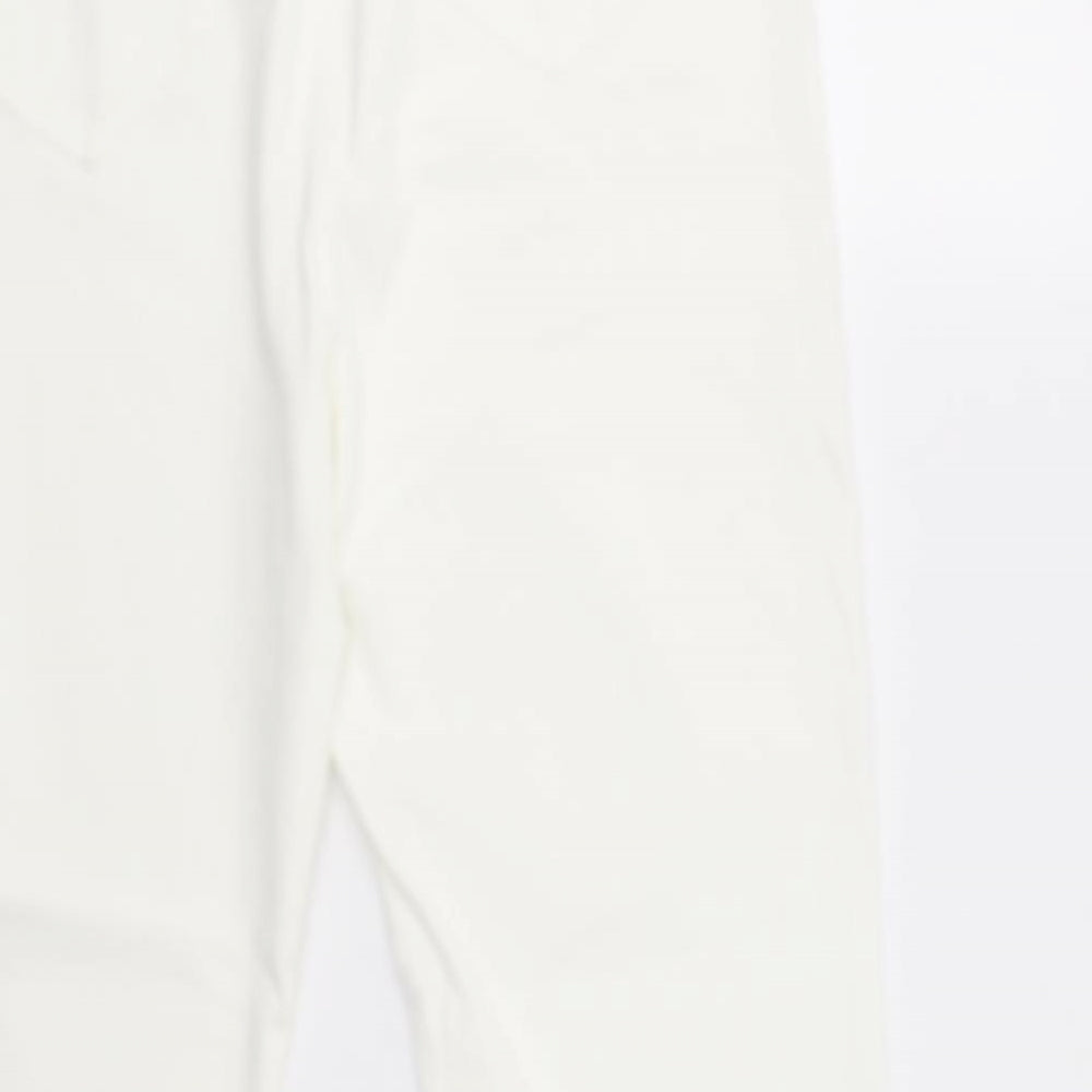 NEXT Womens White   Jegging Jeans Size 16 L25 in
