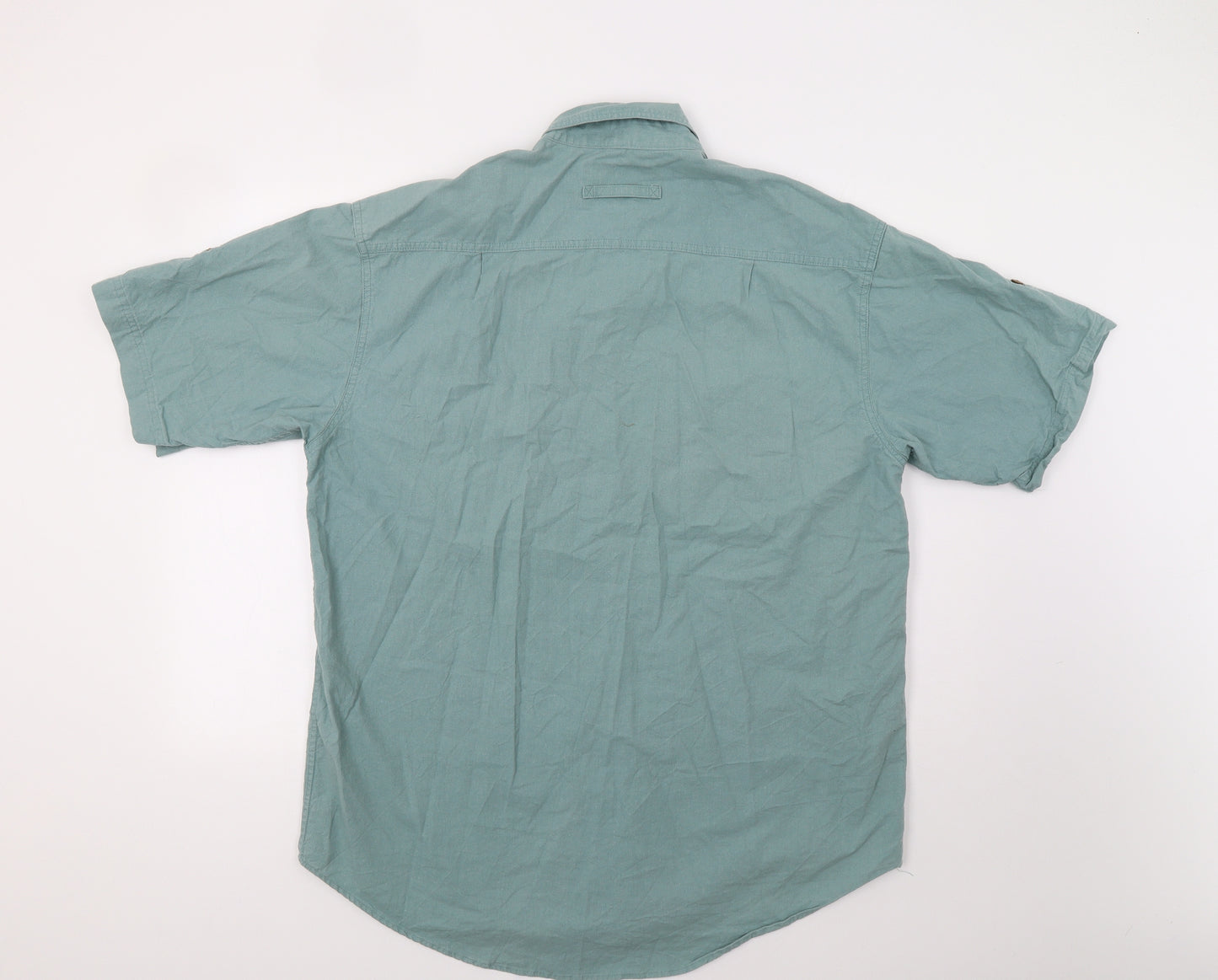 Camel Trophy Mens Green    Button-Up Size XL