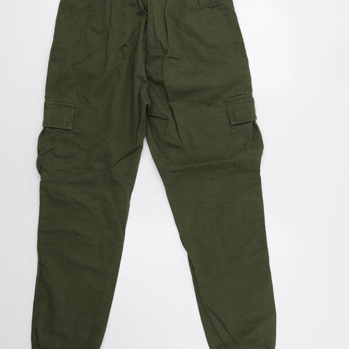 Boohoo Man Mens Green   Cargo Trousers Size 32 L29 in