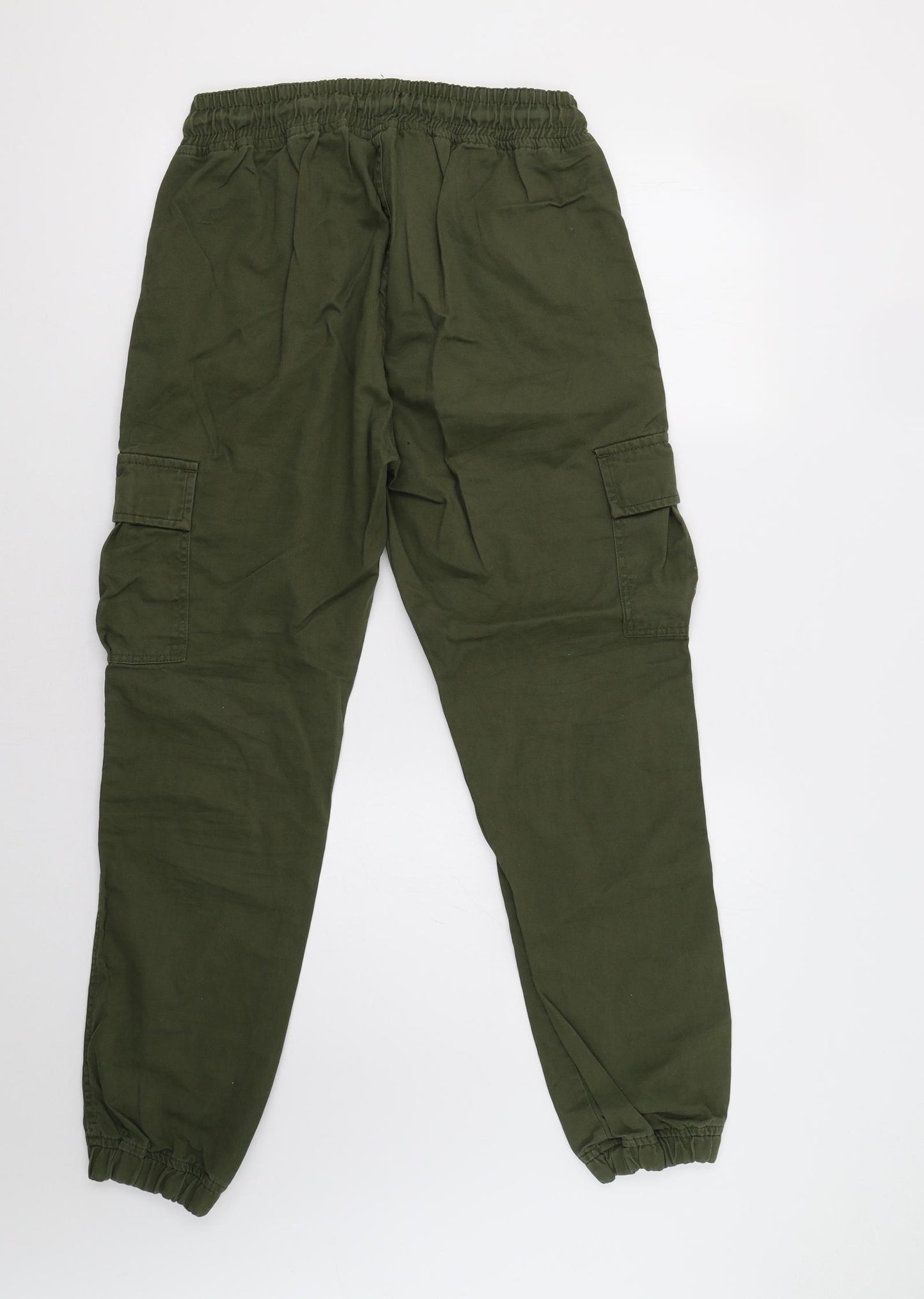 Boohoo Man Mens Green   Cargo Trousers Size 32 L29 in
