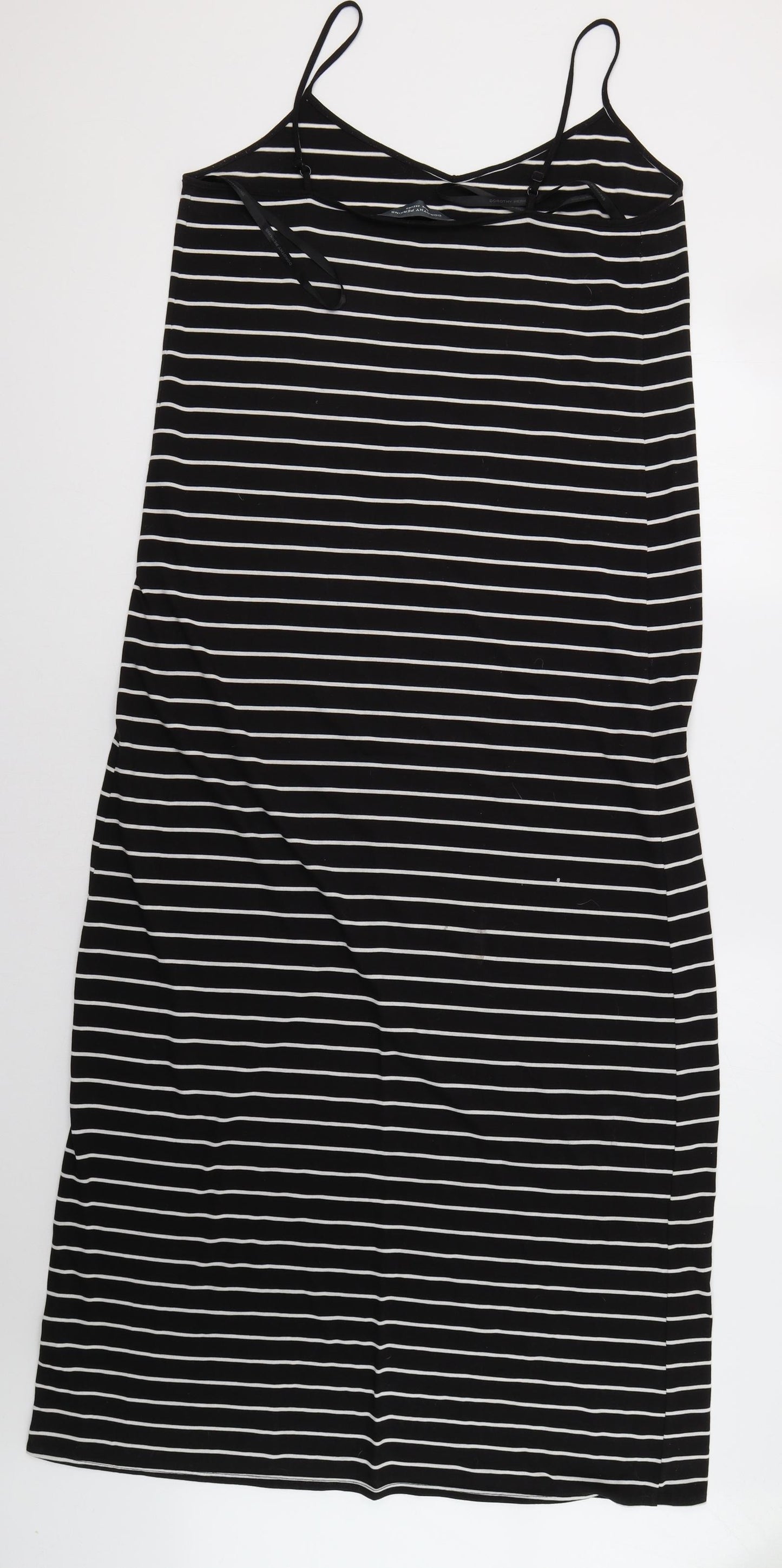 Dorothy Perkins Womens Black Striped  Maxi  Size 16