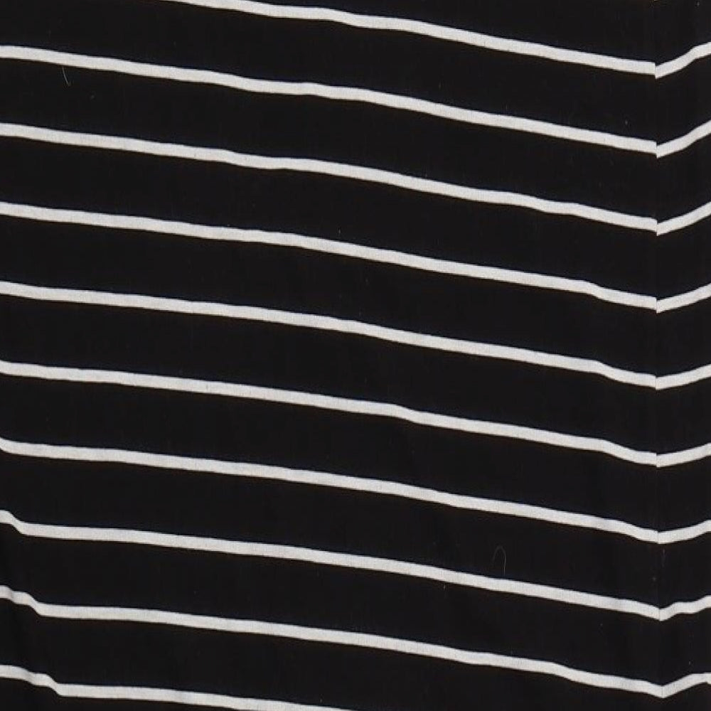 Dorothy Perkins Womens Black Striped  Maxi  Size 16