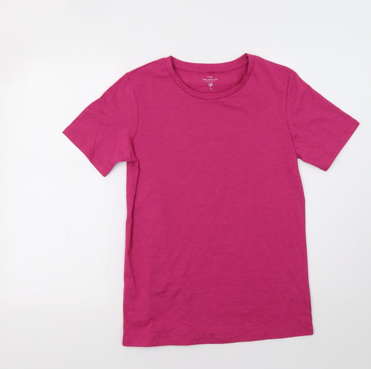 George Womens Pink   Basic T-Shirt Size 10
