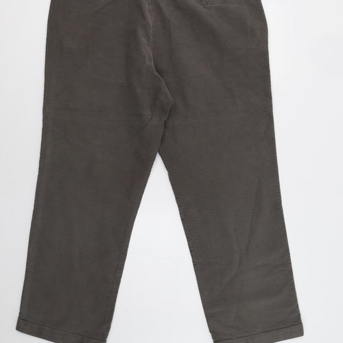 M&S Mens Green   Chino Trousers Size 38 L29 in