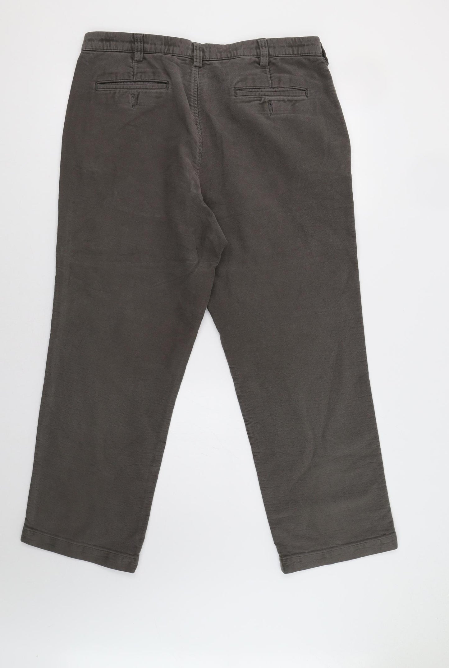M&S Mens Green   Chino Trousers Size 38 L29 in