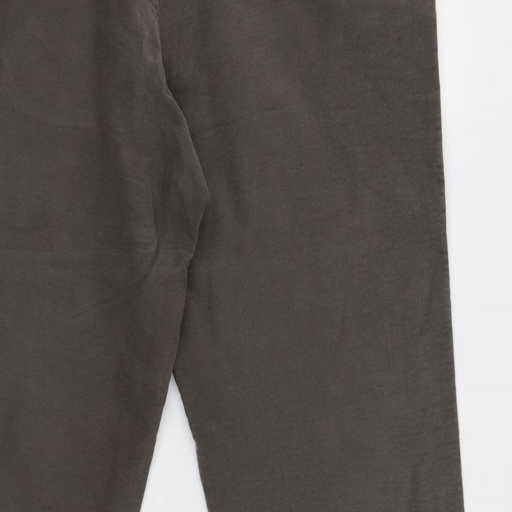 M&S Mens Green   Chino Trousers Size 38 L29 in
