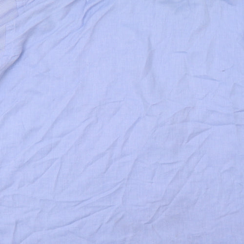 Roccobarocco Mens Blue    Button-Up Size 16.5