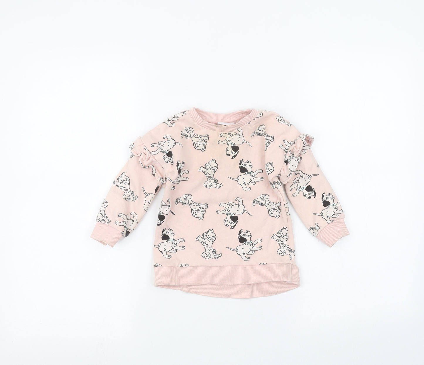 Disney Girls Pink   Pullover Jumper Size 12-13 Years