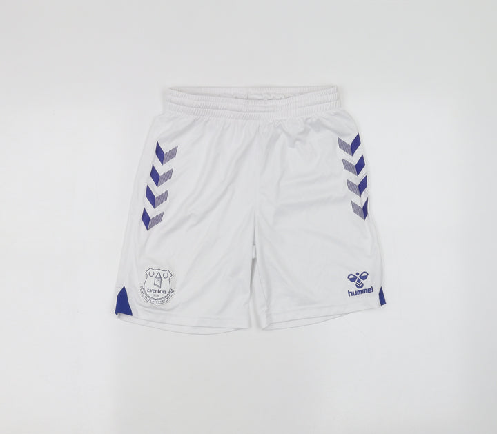 Everton Boys White   Sweat Shorts Size 12 Years - EVERTON FC