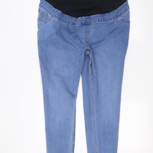 New Look Maternity Womens Blue  Denim Jegging Jeans Size 18 L29 in