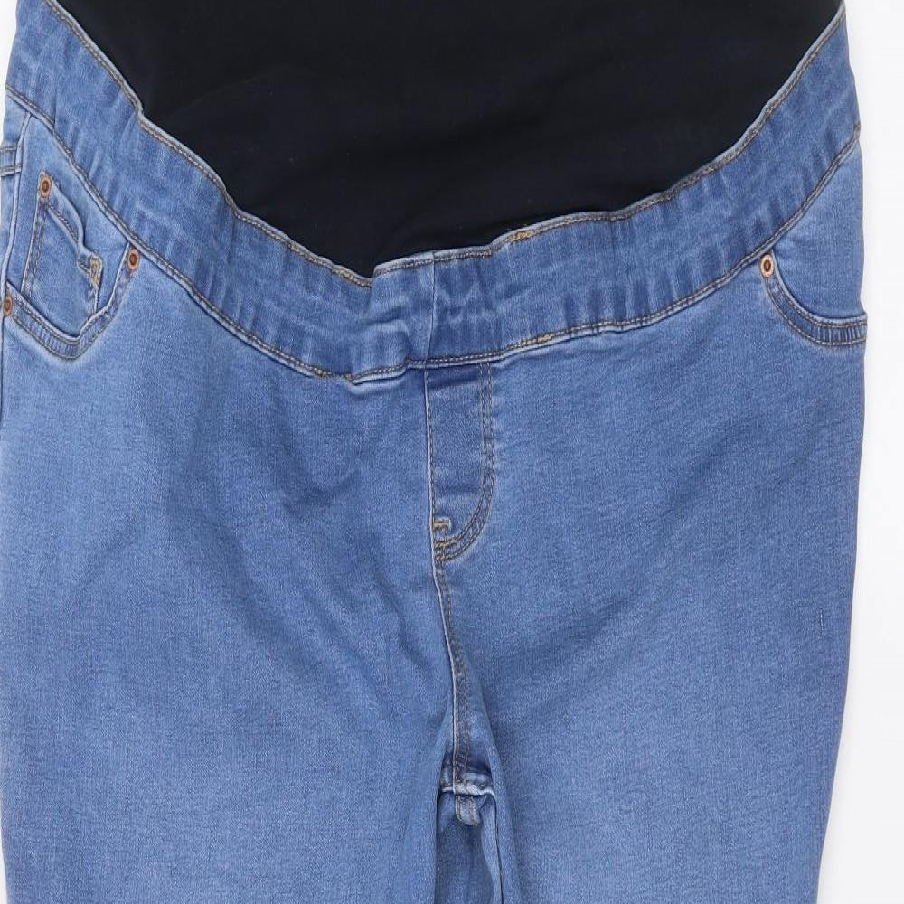 New Look Maternity Womens Blue  Denim Jegging Jeans Size 18 L29 in