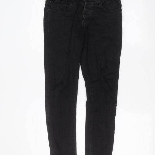 Denim & Co. Womens Black   Skinny Jeans Size 30 in L32 in